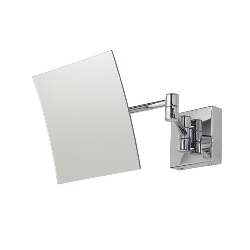 Specchio ingranditore quadro con doppio snodo - Linea G