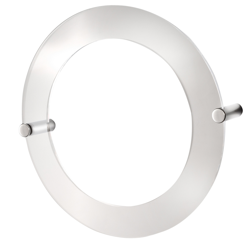 Mensola Da Bagno Haceka Linea Yoly In Acciaio Inox - 56x11 Cm Con Viti E Tasselli Inclusi - Colore Acciaio